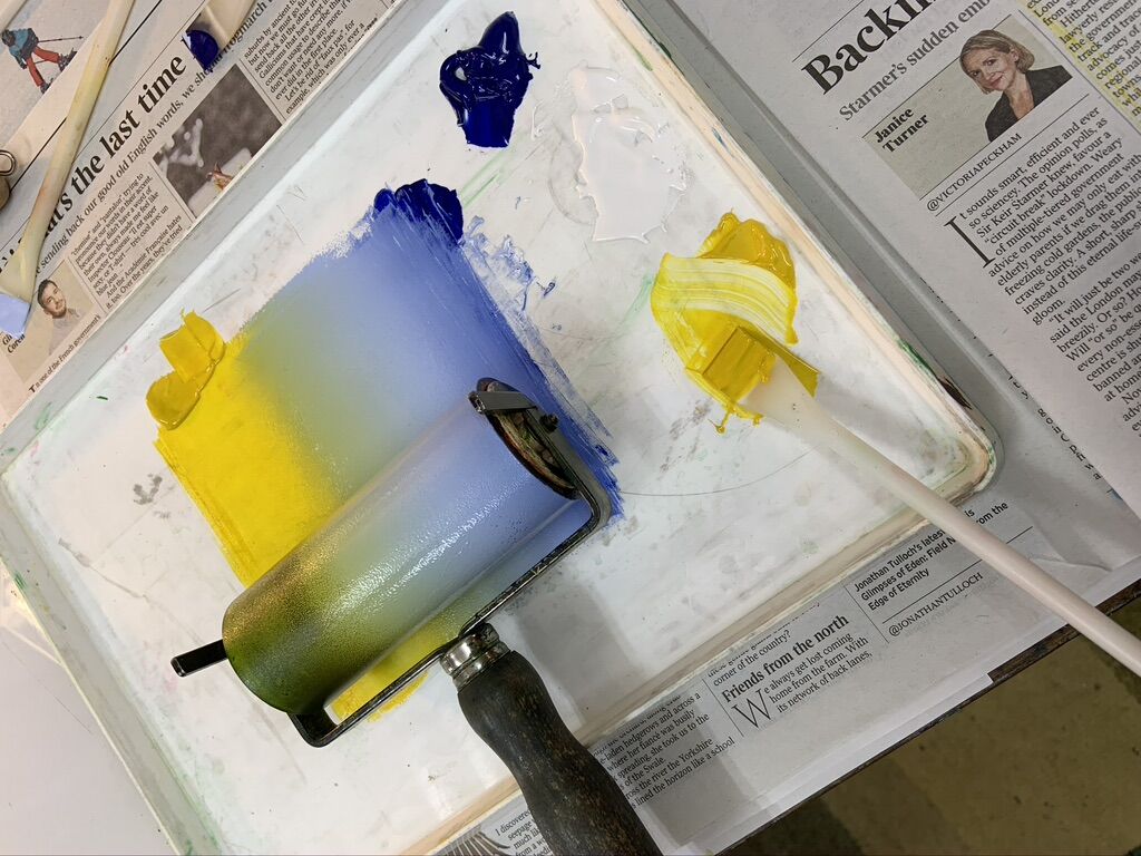 Mixing colours for a gradient effect