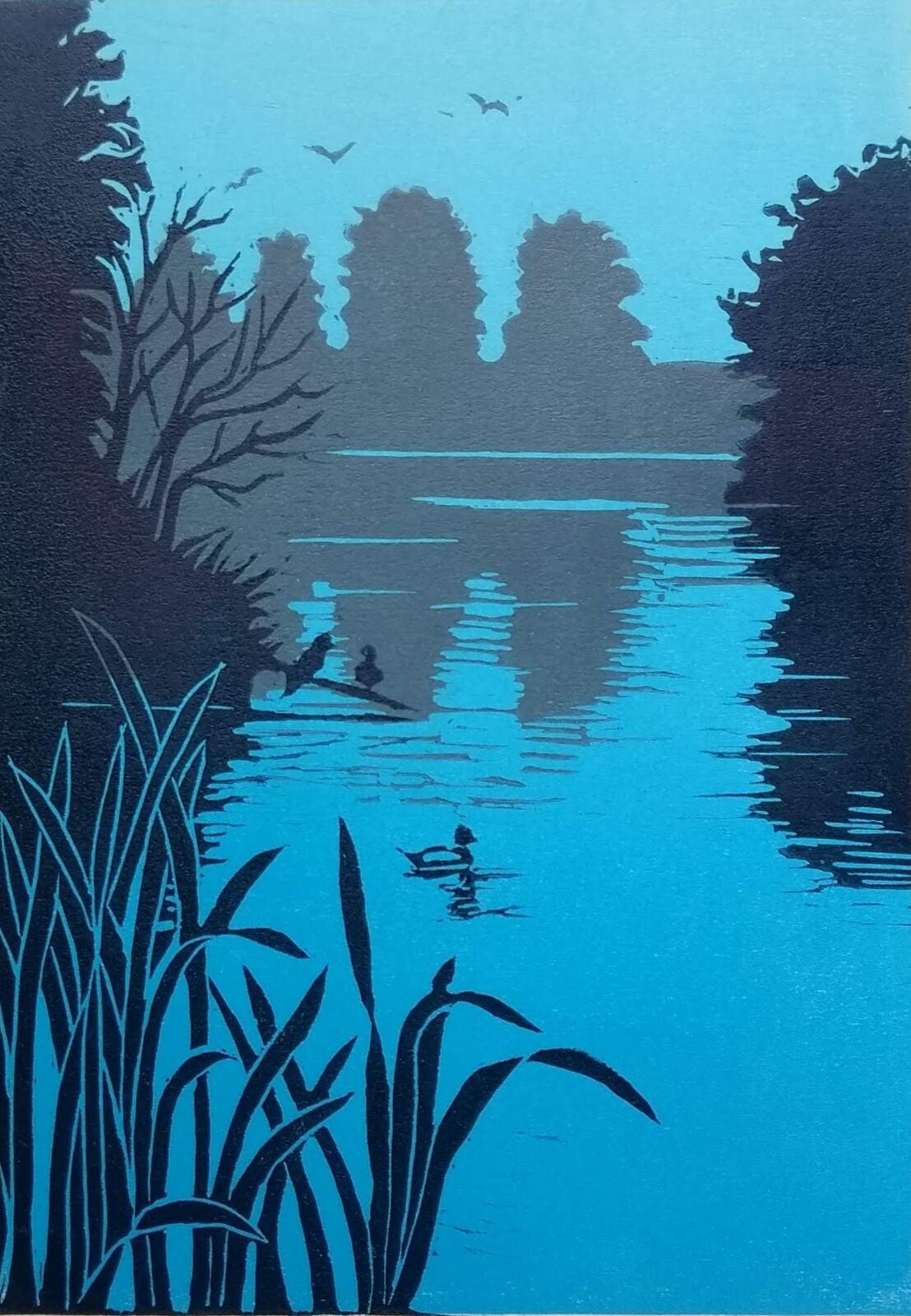 Evening by the lake