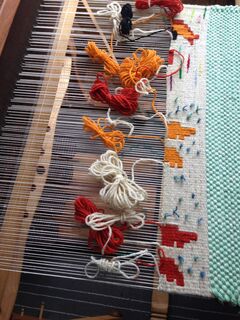 In the making
as they were on the loom