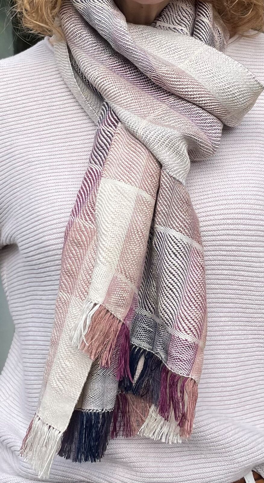 Hand woven Silk Scarf