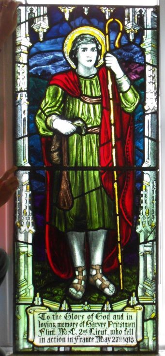 Restoration of St David window, Leicester
