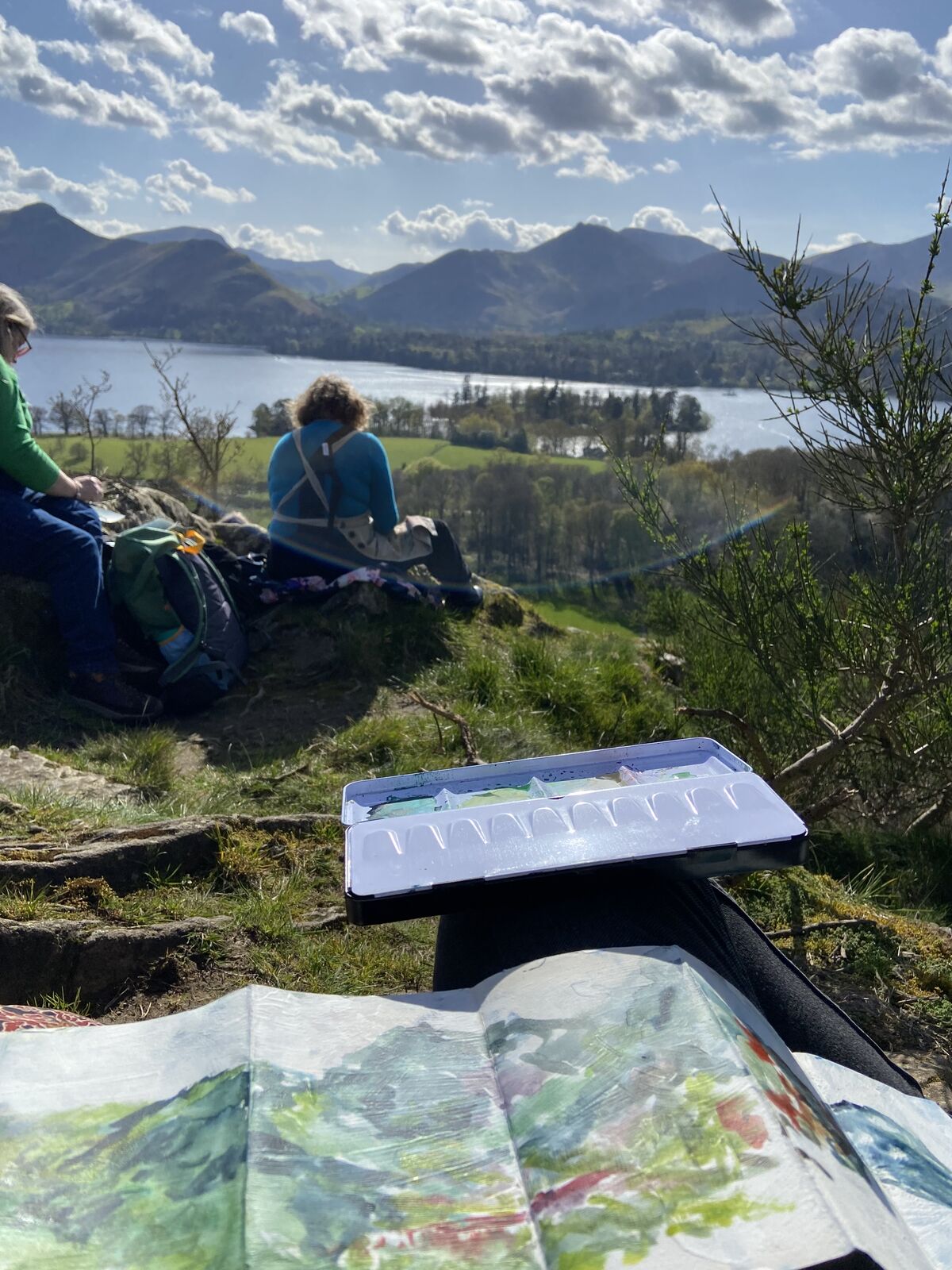 Plein air session in Keswick 