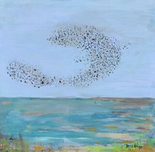 Birds in flight