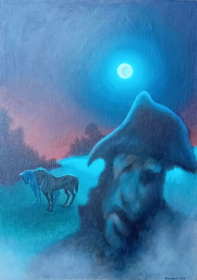 The Horses of the Blue Moon
