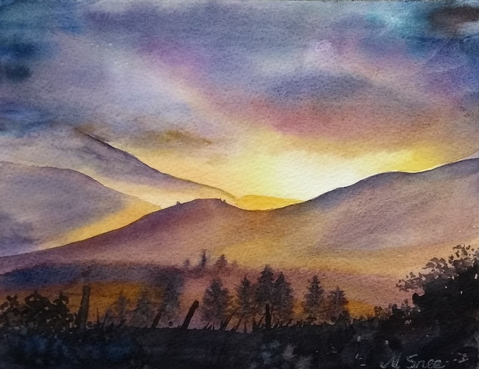 Irish sunset