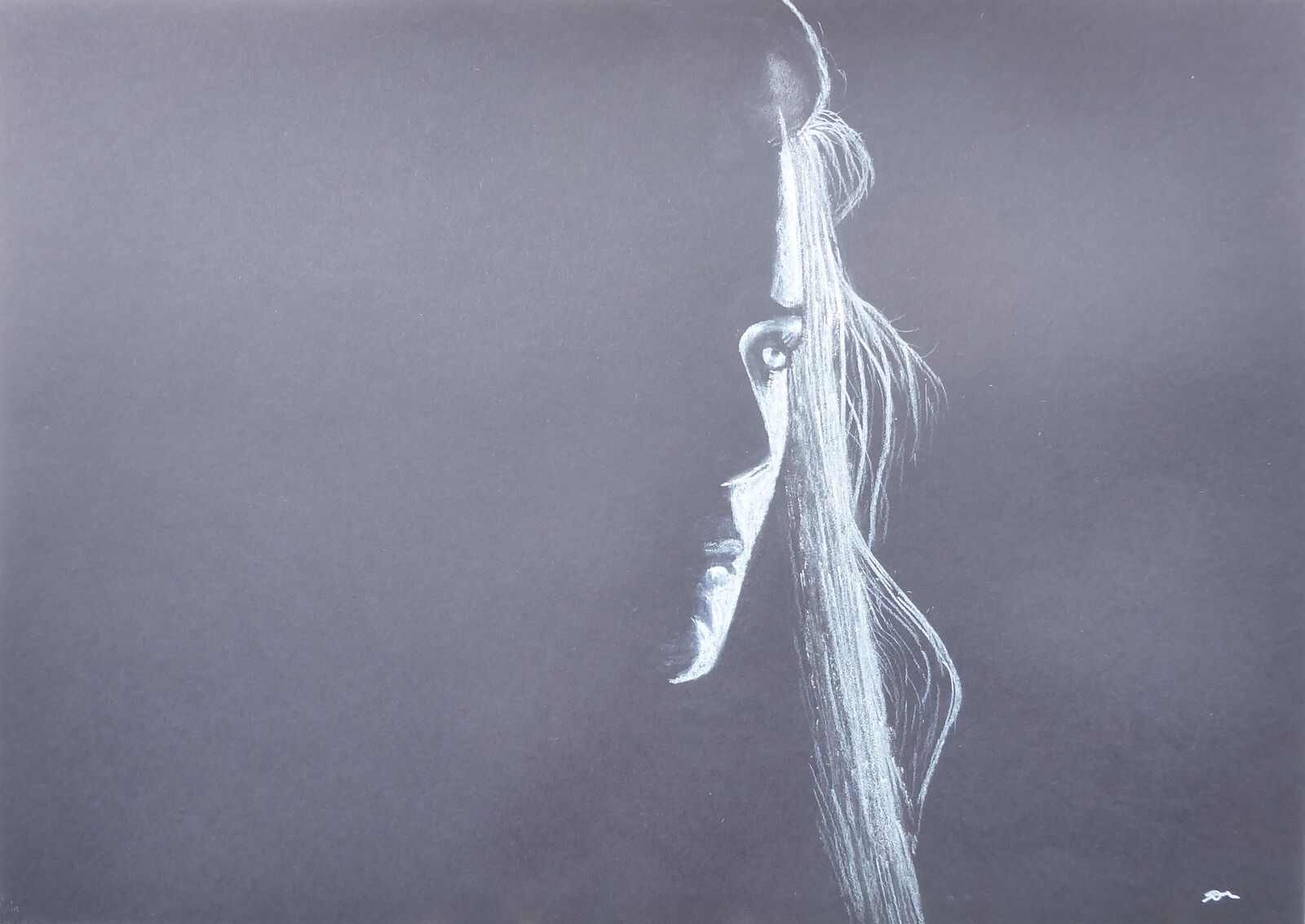 White pencil study 4