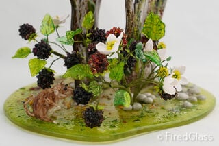 Sculpted glass works