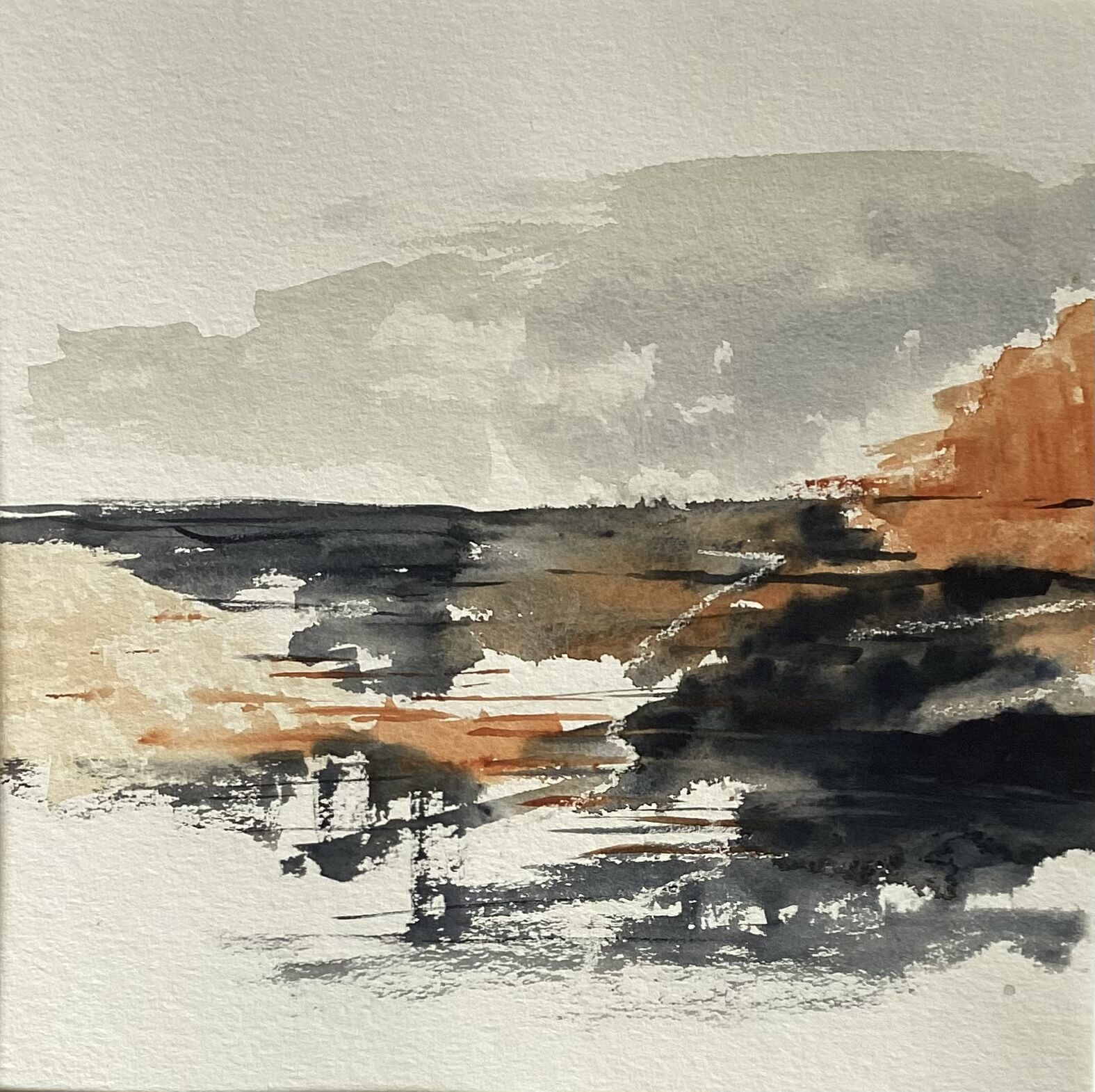 The flooded field
