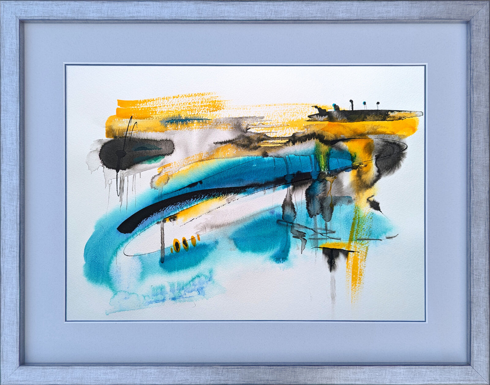 Blue Dart (framed)
