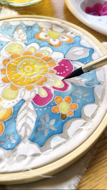 BATIK SUN CATCHER BRIGHT FLORAL