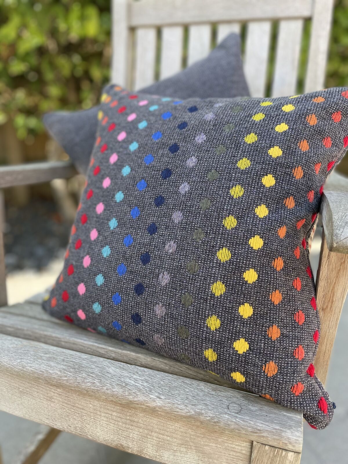 Cushion. Rainbow Spot. 