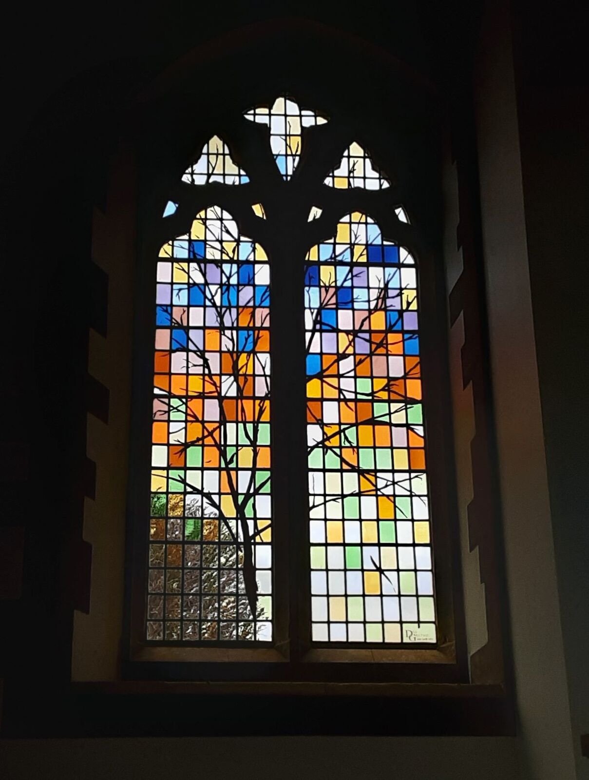 'Life' new window, Little Houghton Church Northants