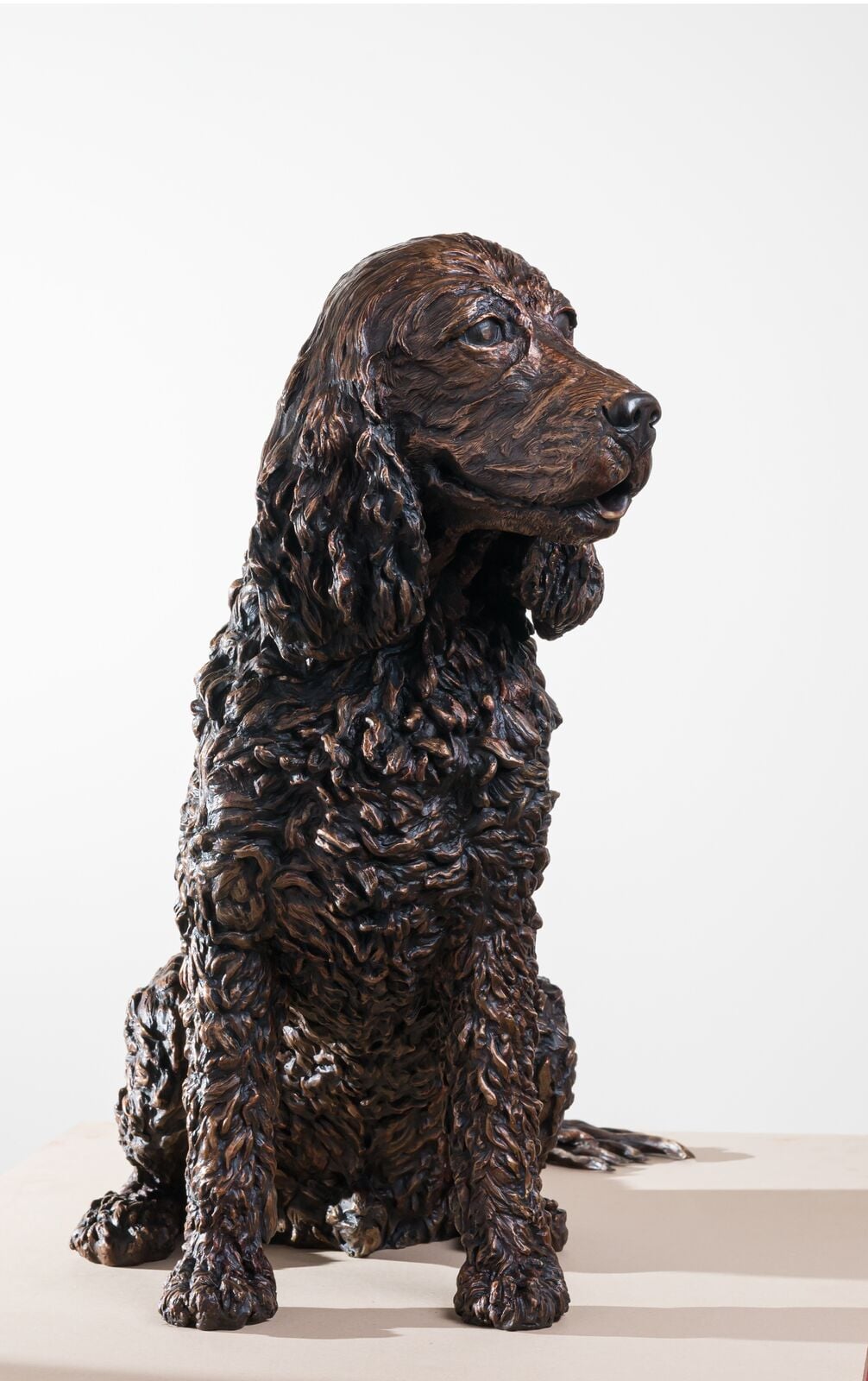 Jasper Dog Bronze Statue by JOEL