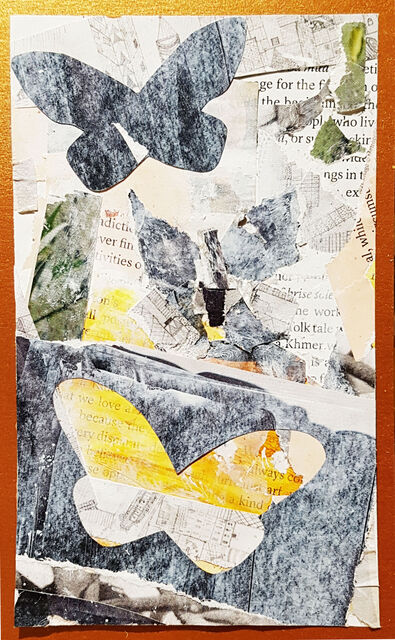 Collage butterflies