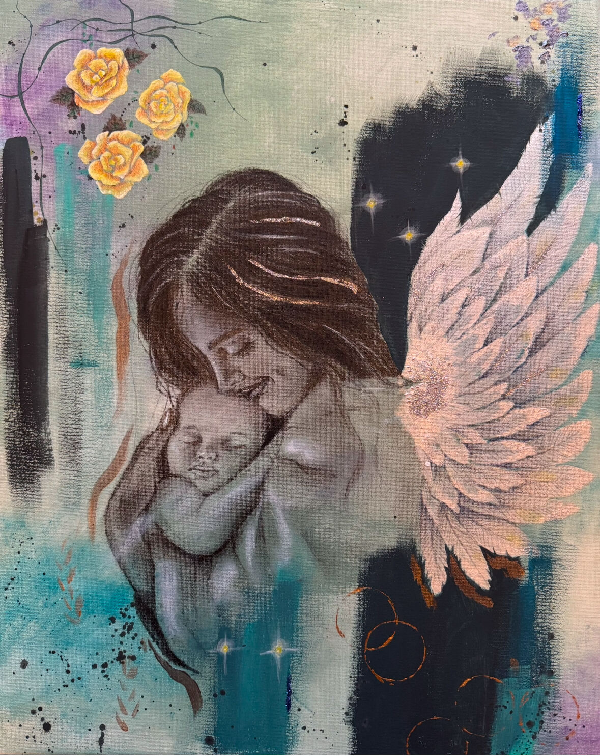 Cradled by angels 