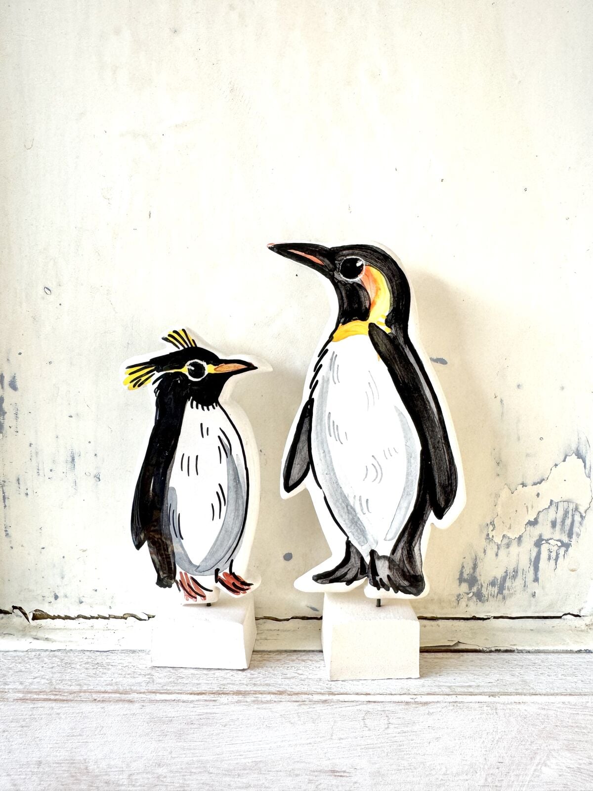 Emperor and Rockhopper Penguins