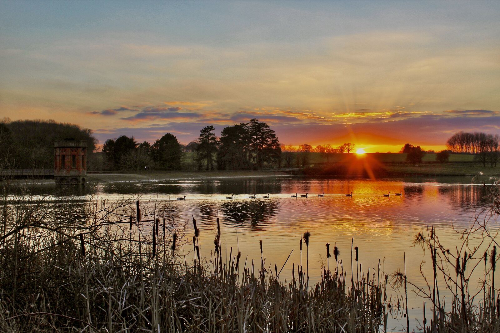 Sunset at Sywell