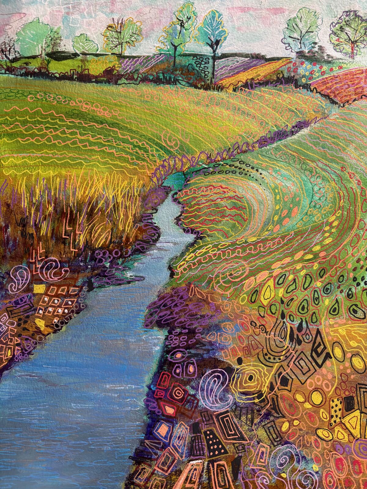 gustav inspired landscape.