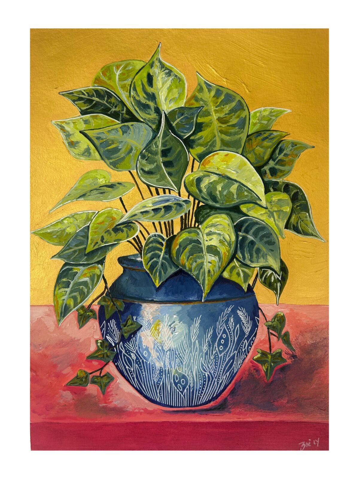 Greenery in Blue
