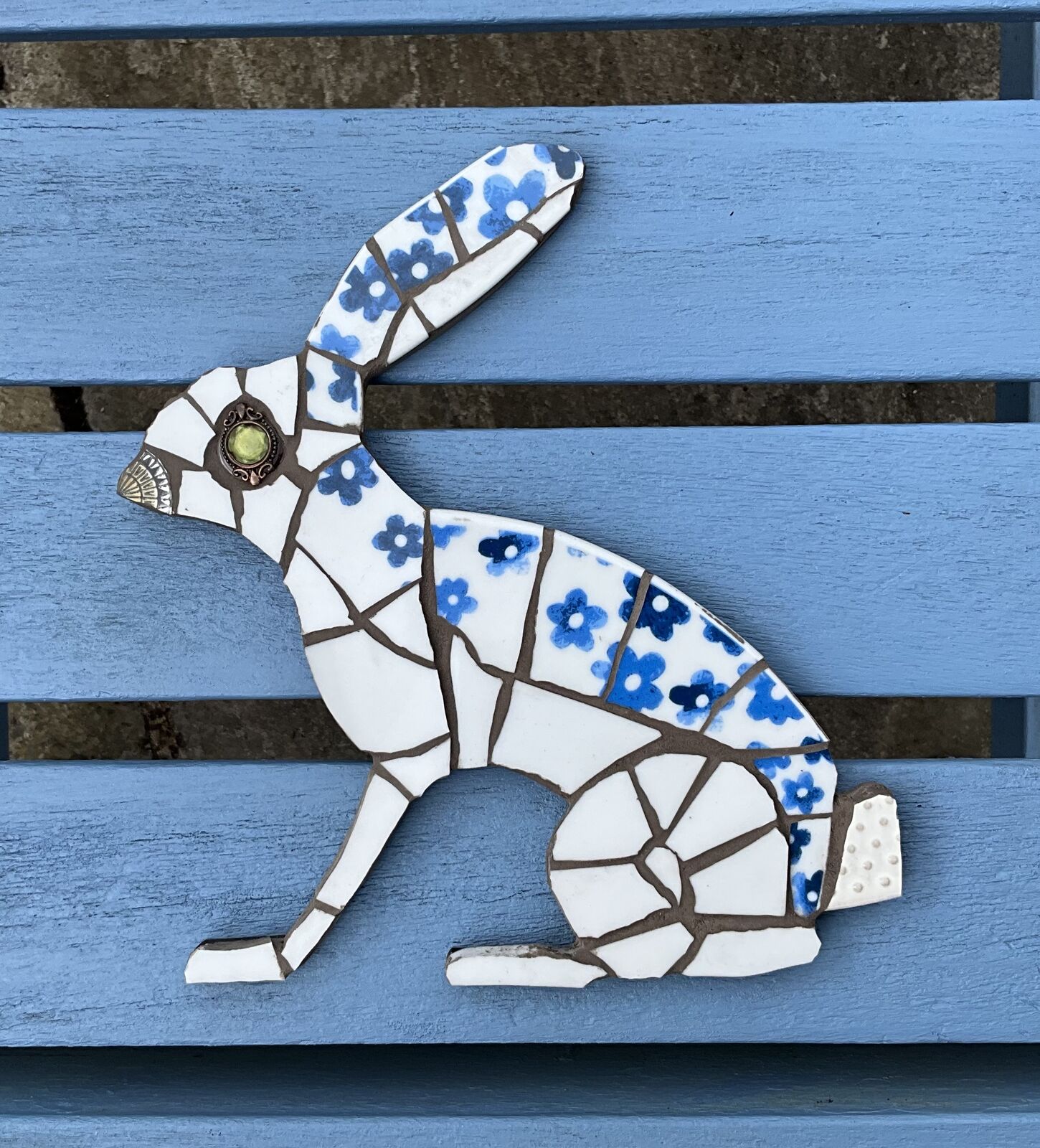 Blue Flower Hare 