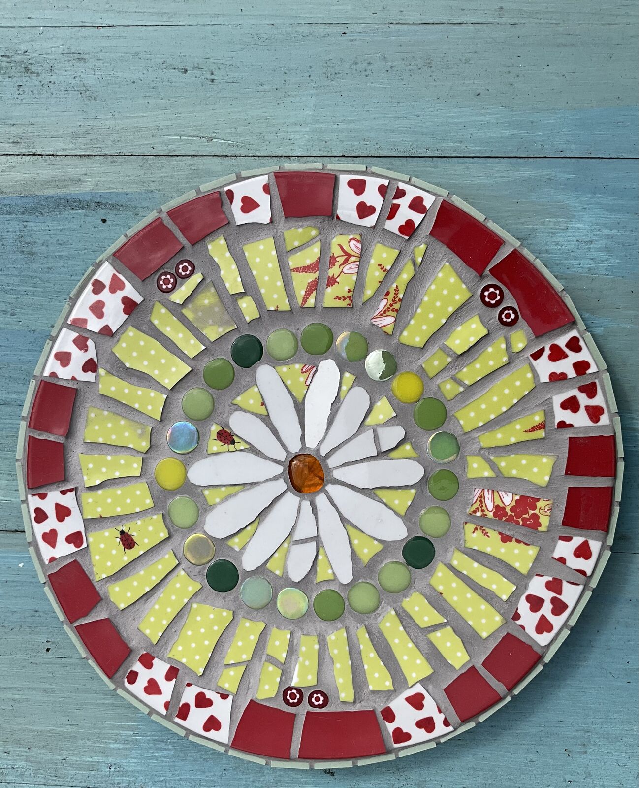 Daisy & Ladybirds Mandala