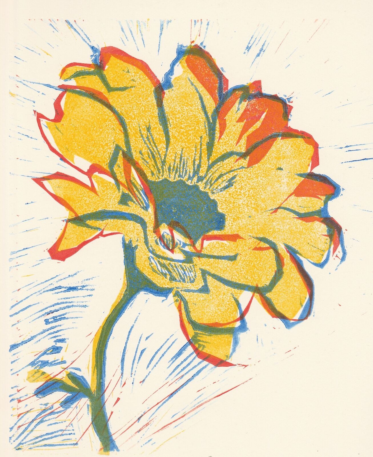Bent Flower 2: Yellow Chrysanthemum