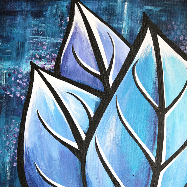 Abstract leaves