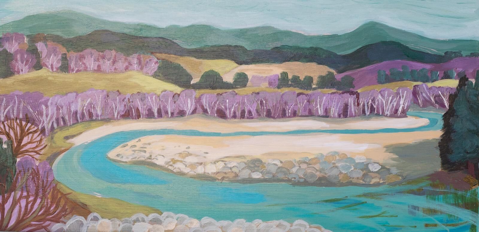 The bend in the river