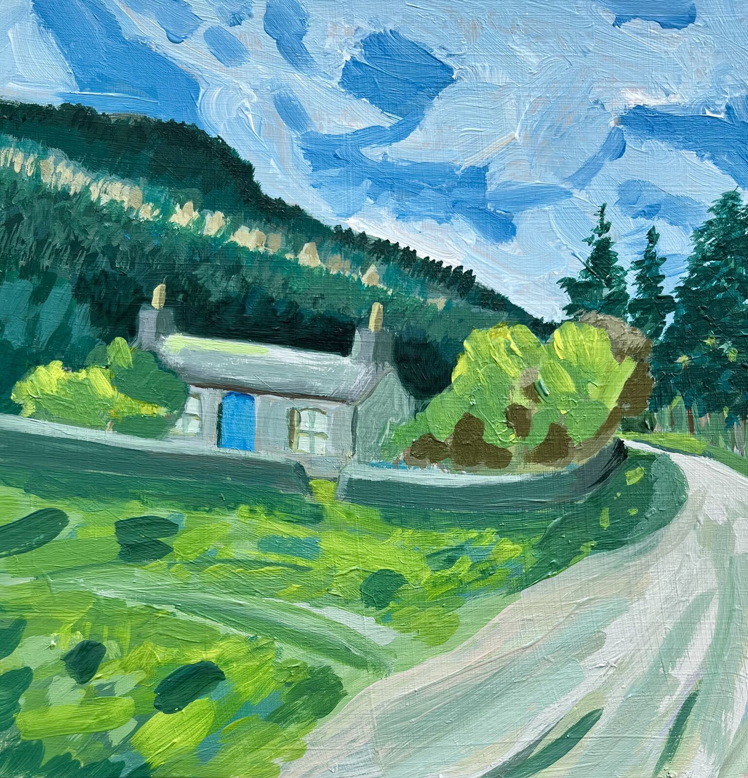 The Blue Door