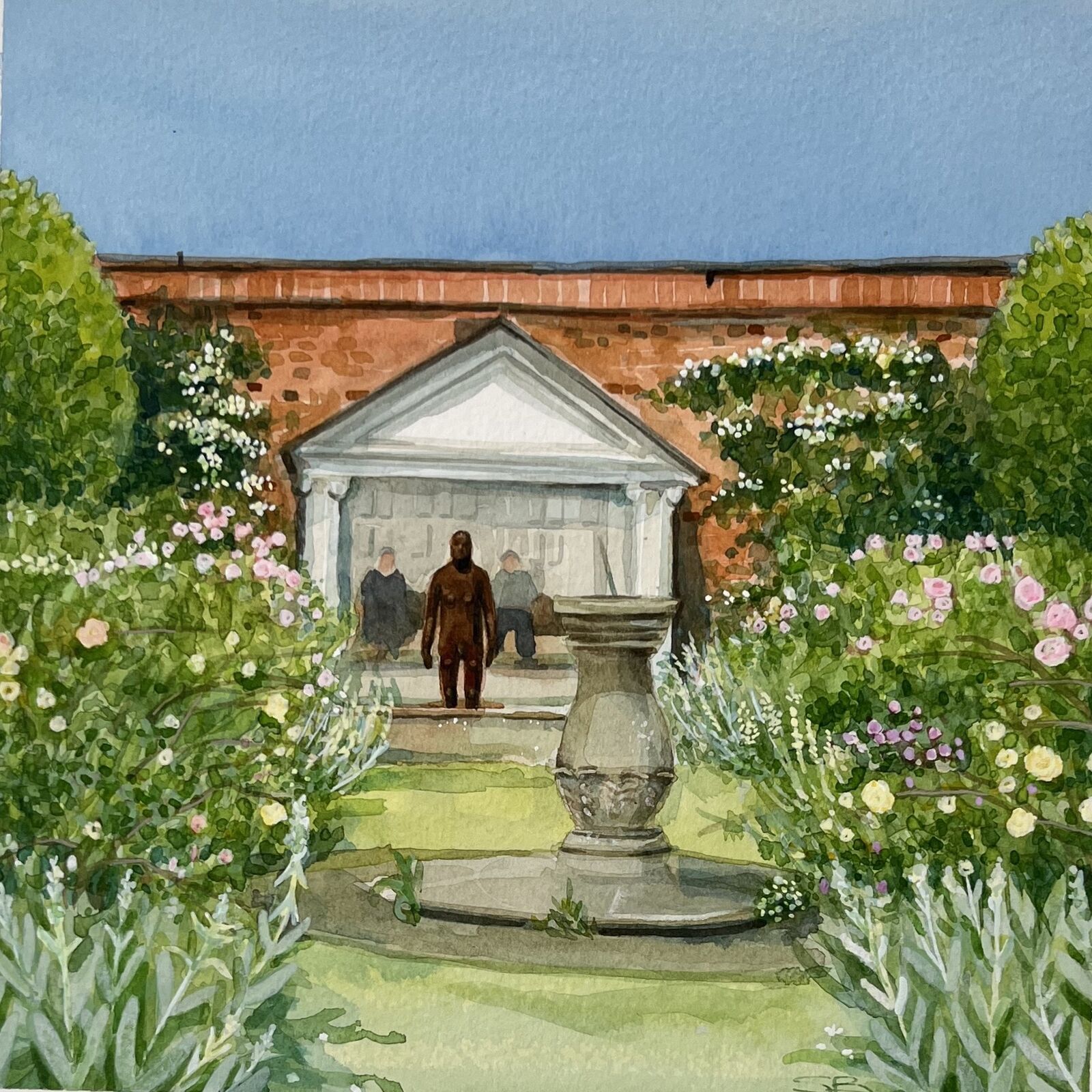 The Italian Sunken Garden, Nevill Holt