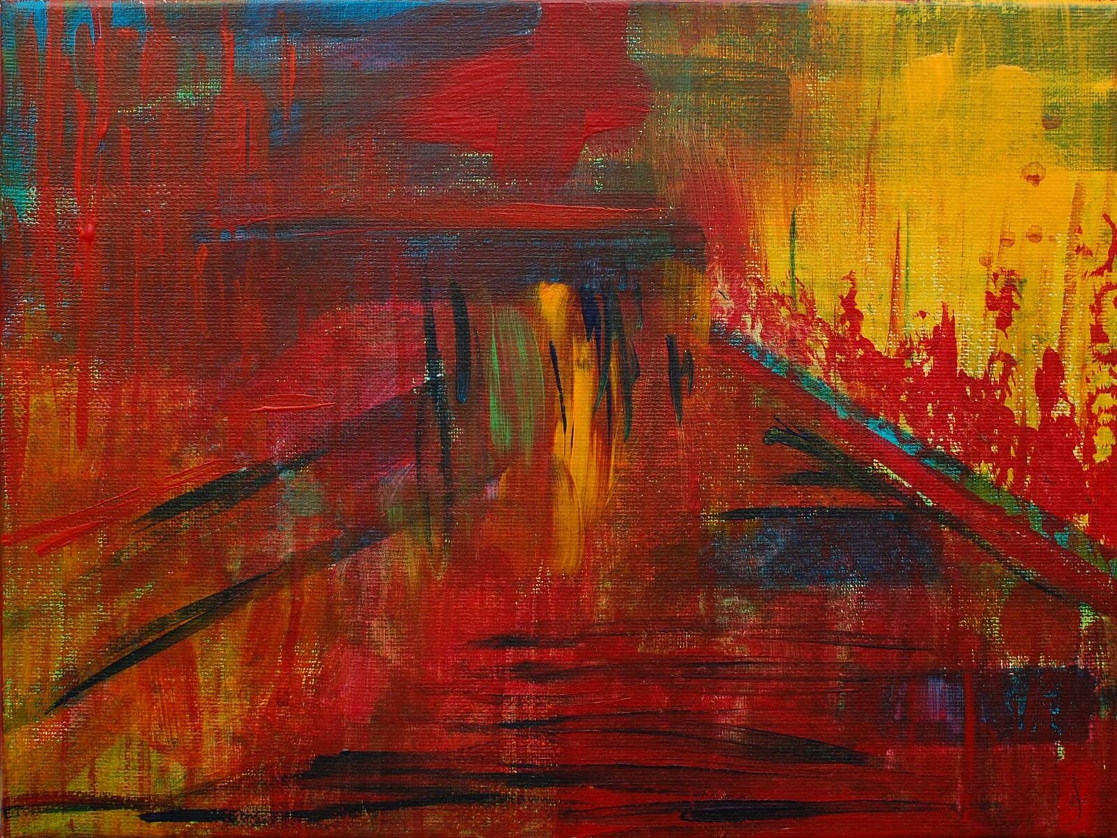 red landscape