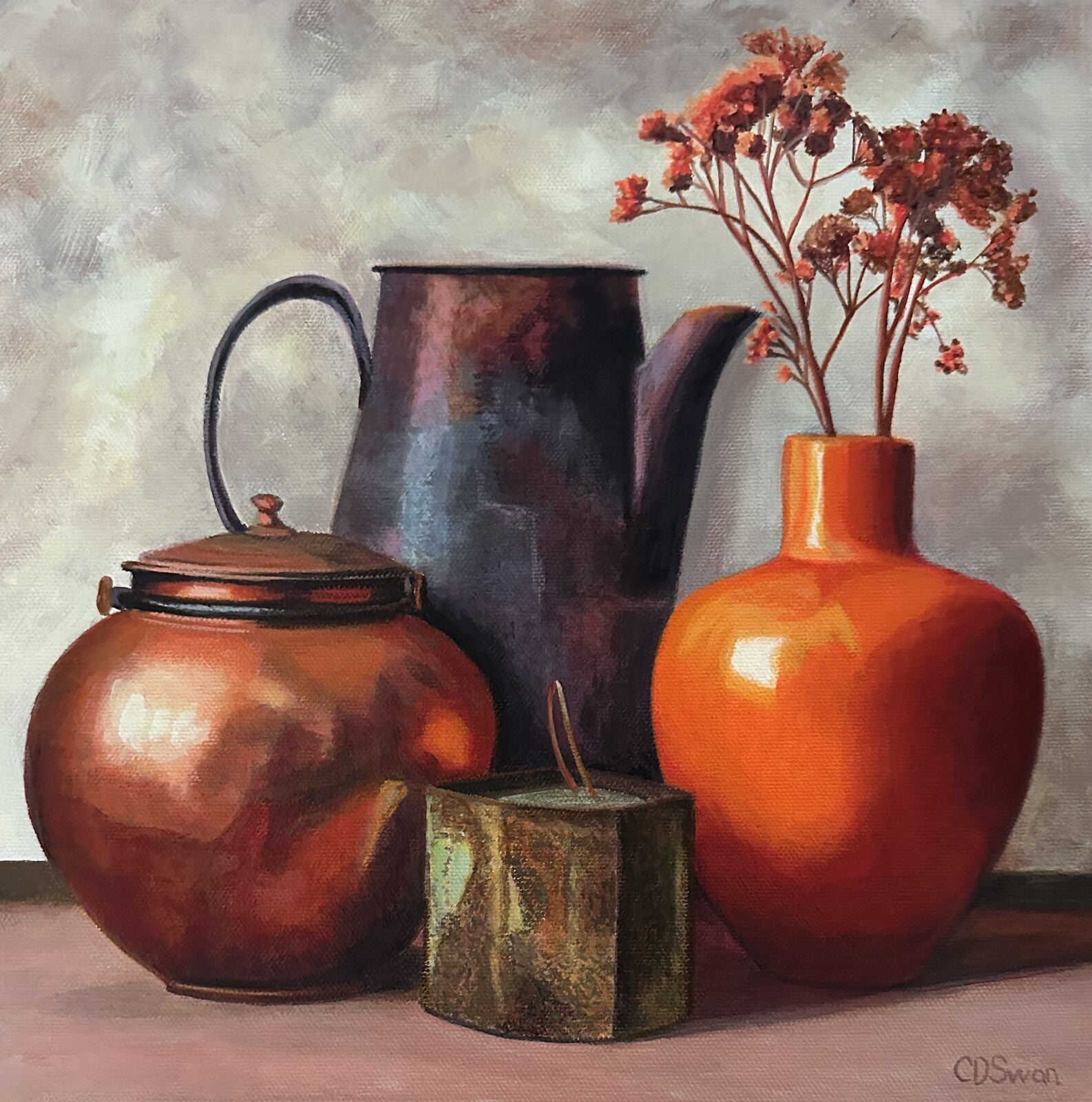 Orange Vase