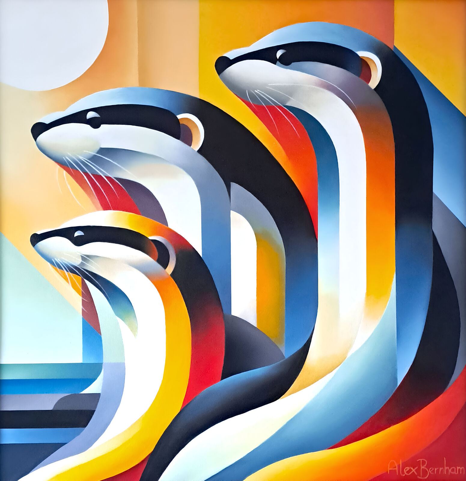 Otters Disguised as Badgers
