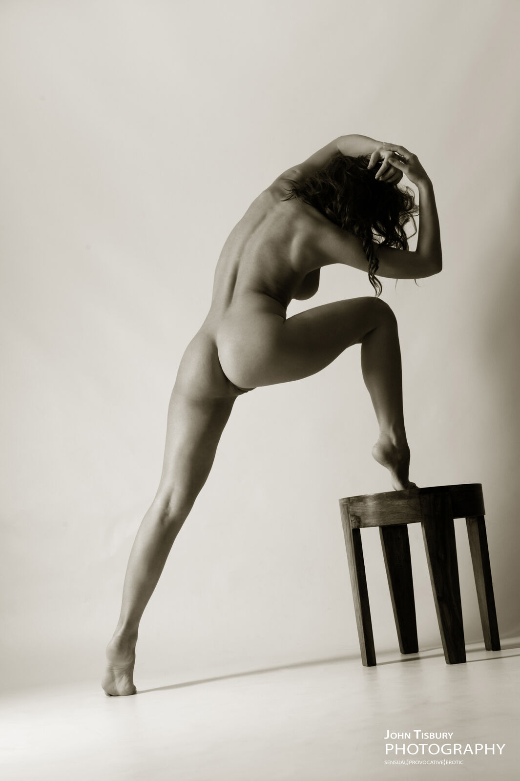 Nude and stool