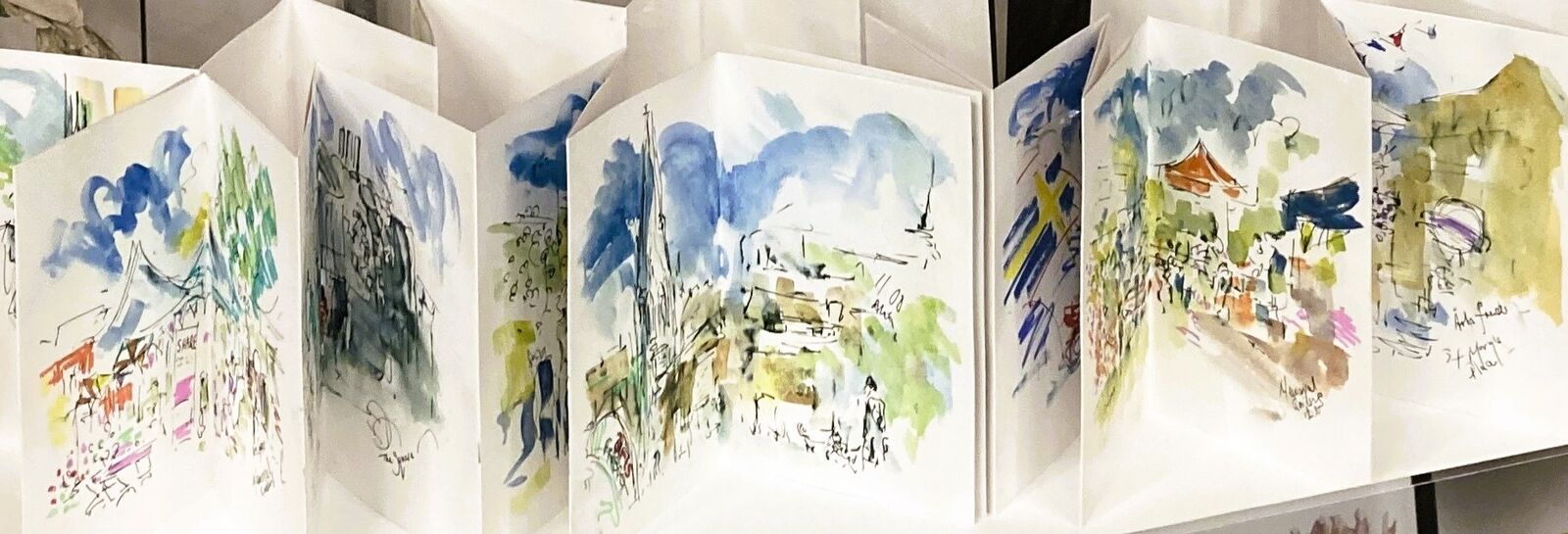 Maxine Dodd - Arts Fresco - Reportage Drawing
