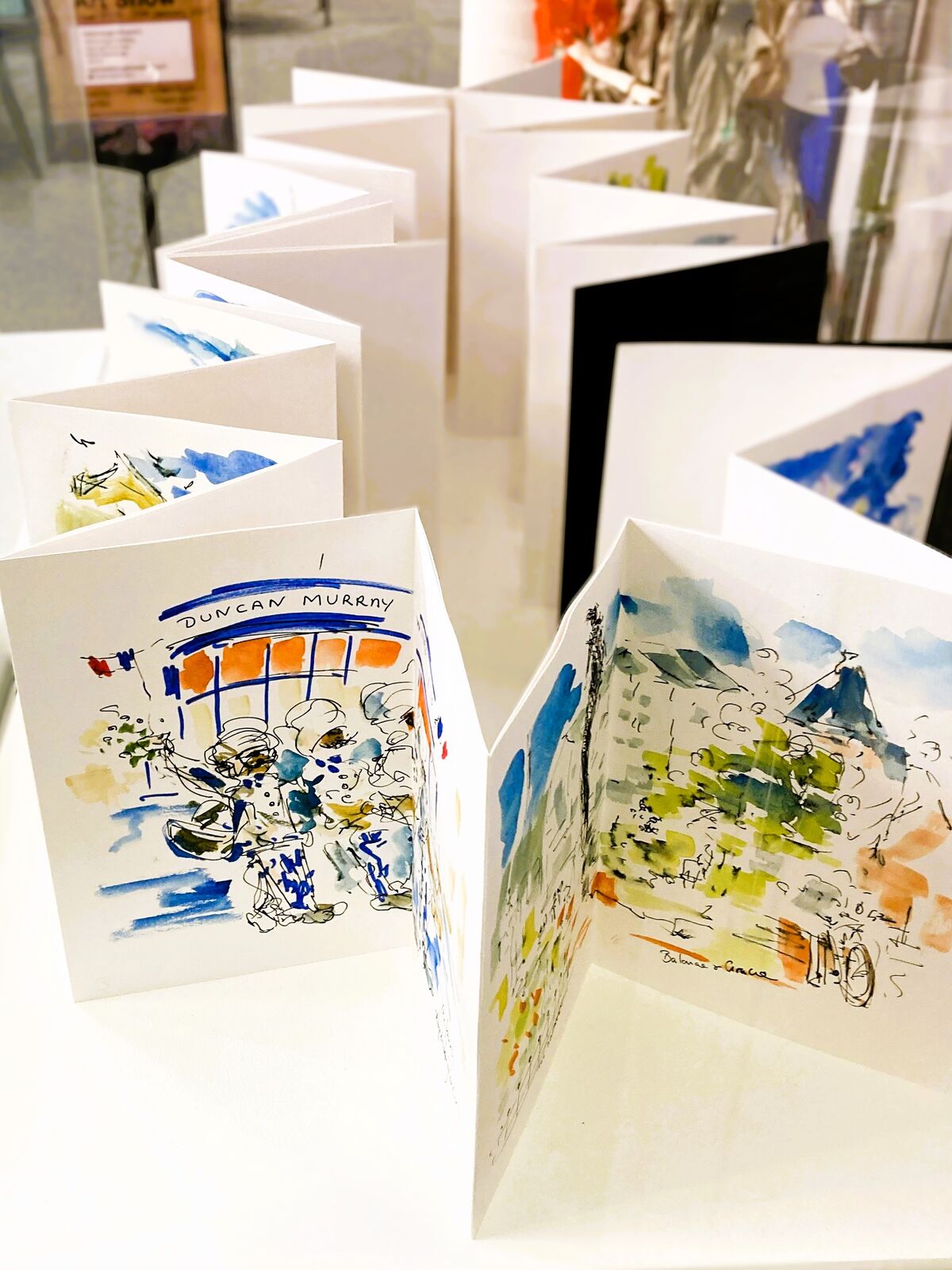 Maxine Dodd - Arts Fresco - Reportage Drawing