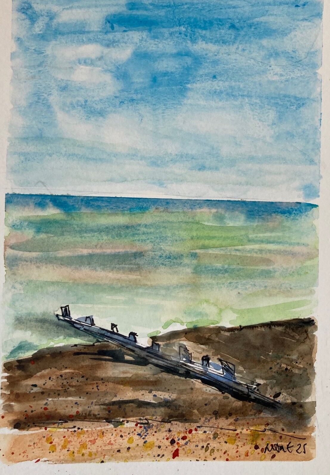 Sussex beach scene