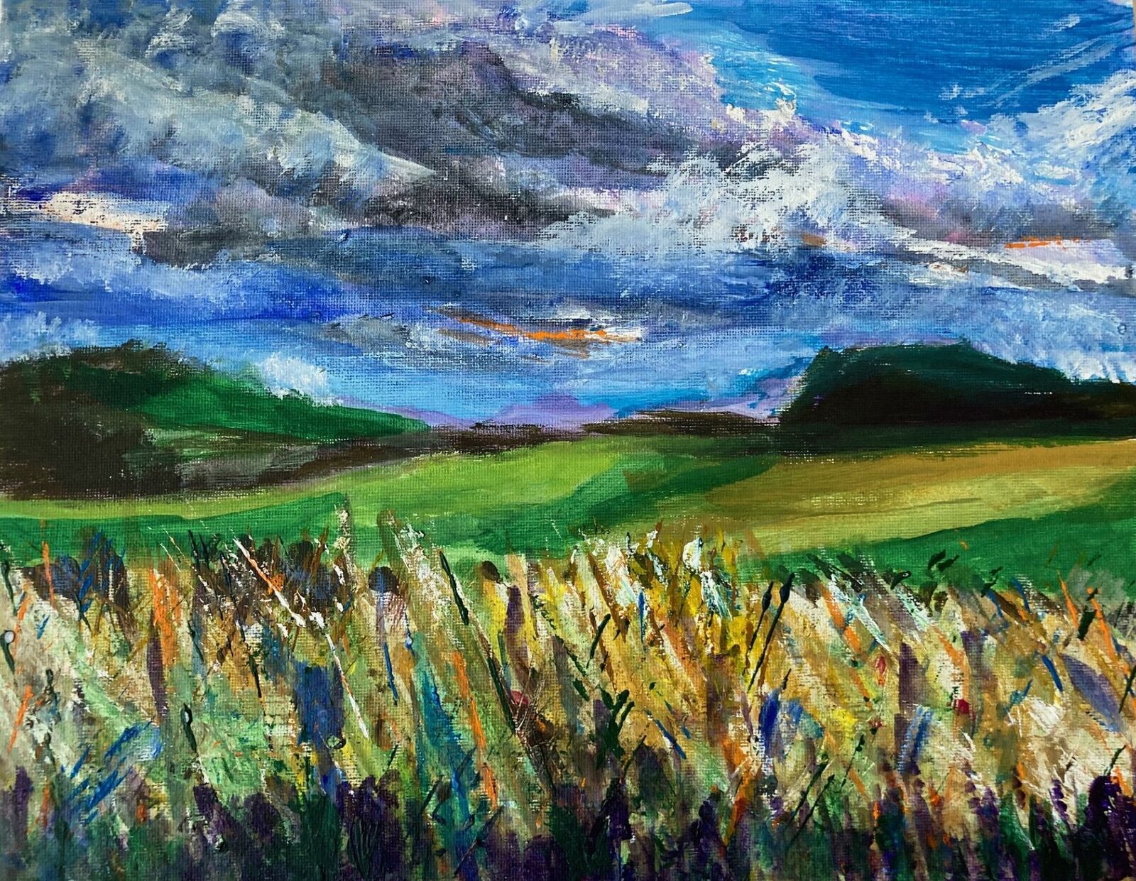 Surrey hills scene