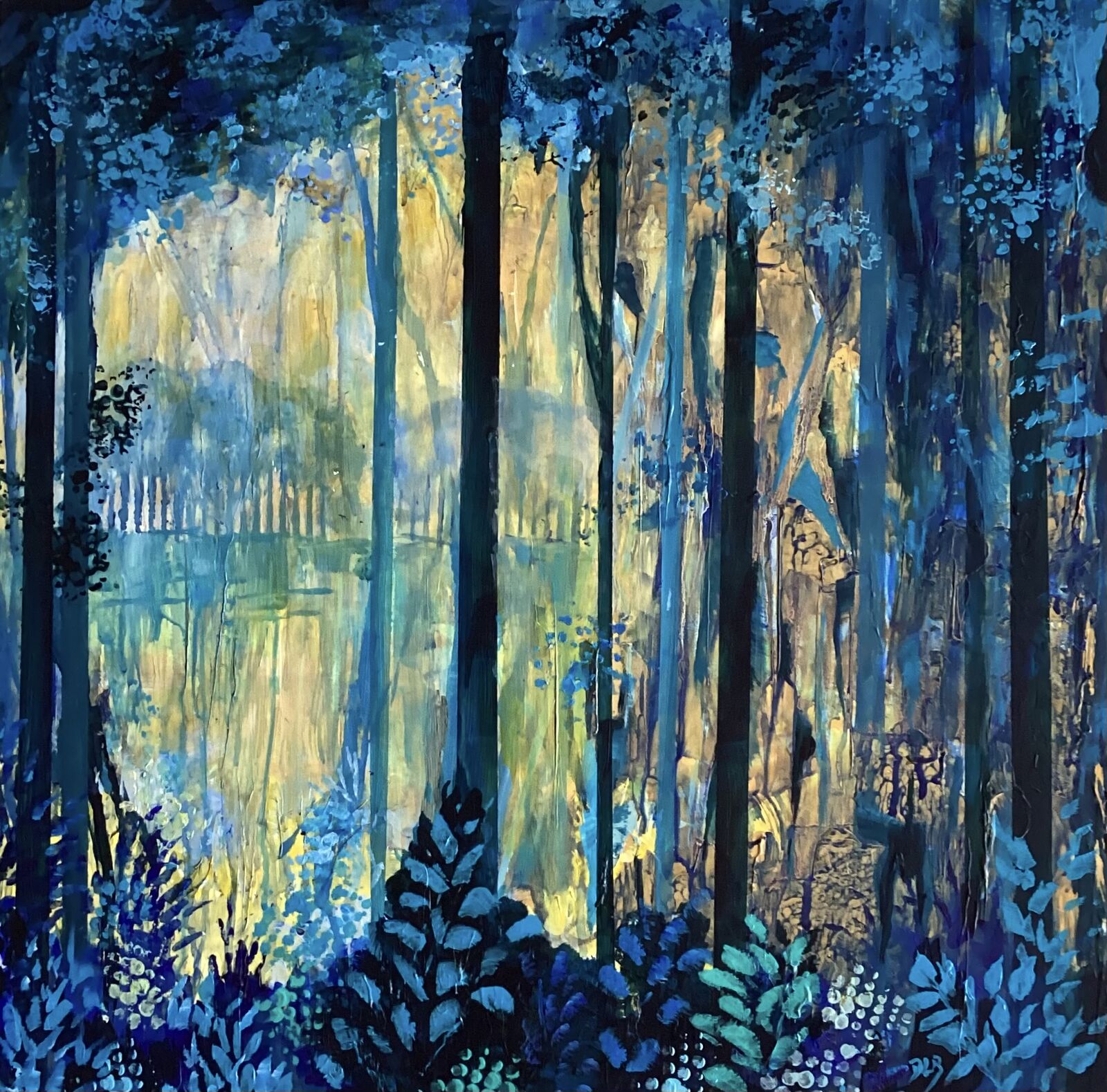 through the trees