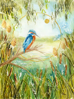 Gilded watercolours