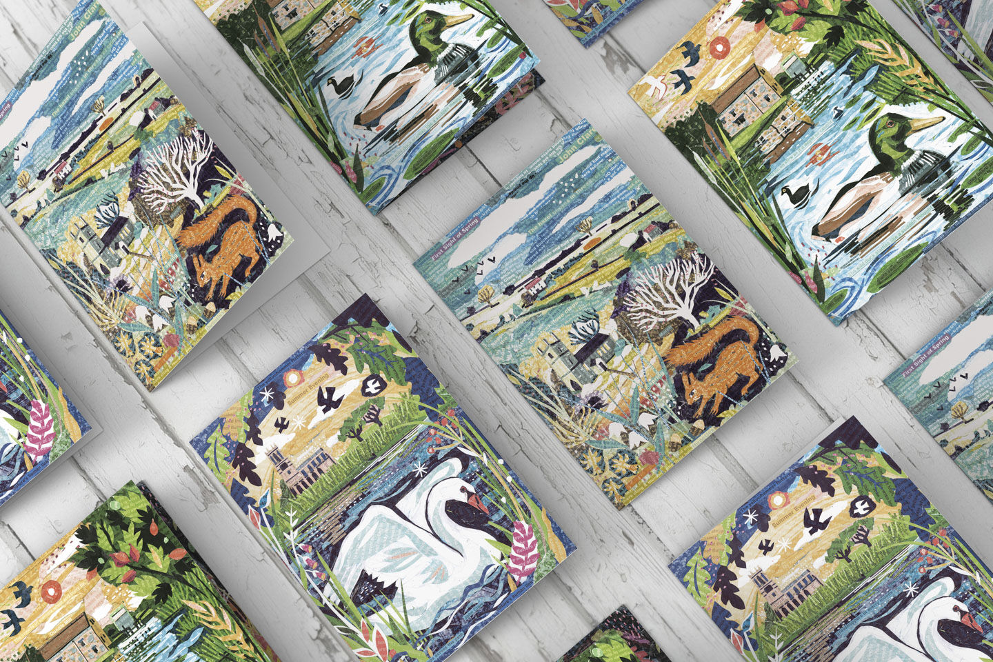Wildlife Greeting Cards x3