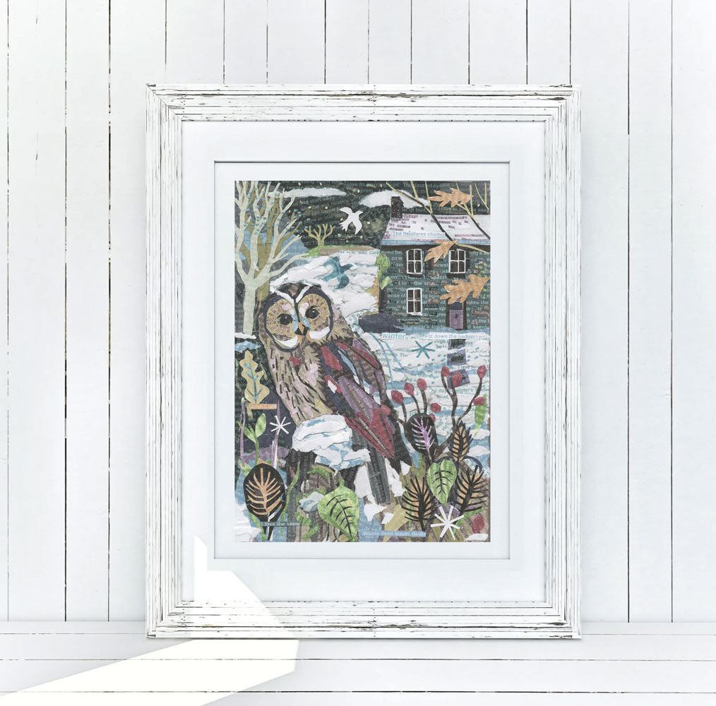 The Owl's Cry That Whews Aloft Print