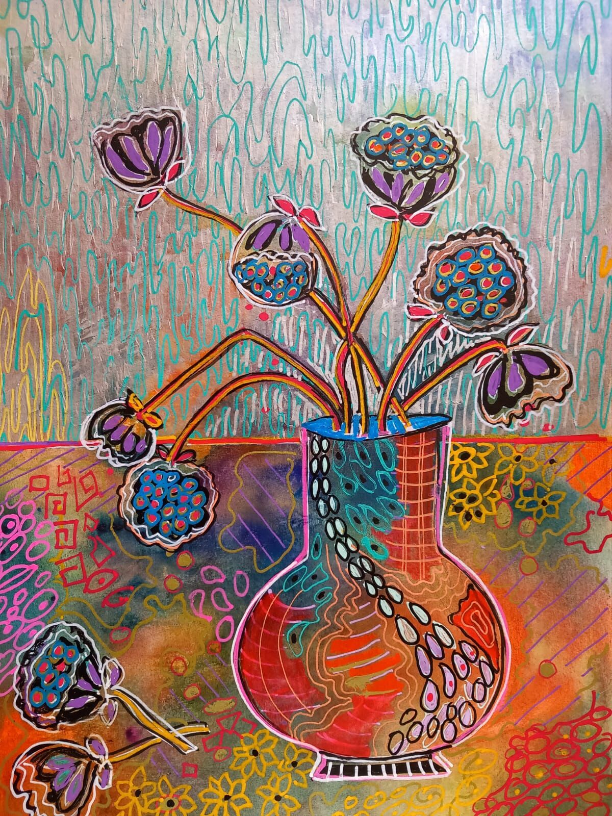 Shimmering Flowers