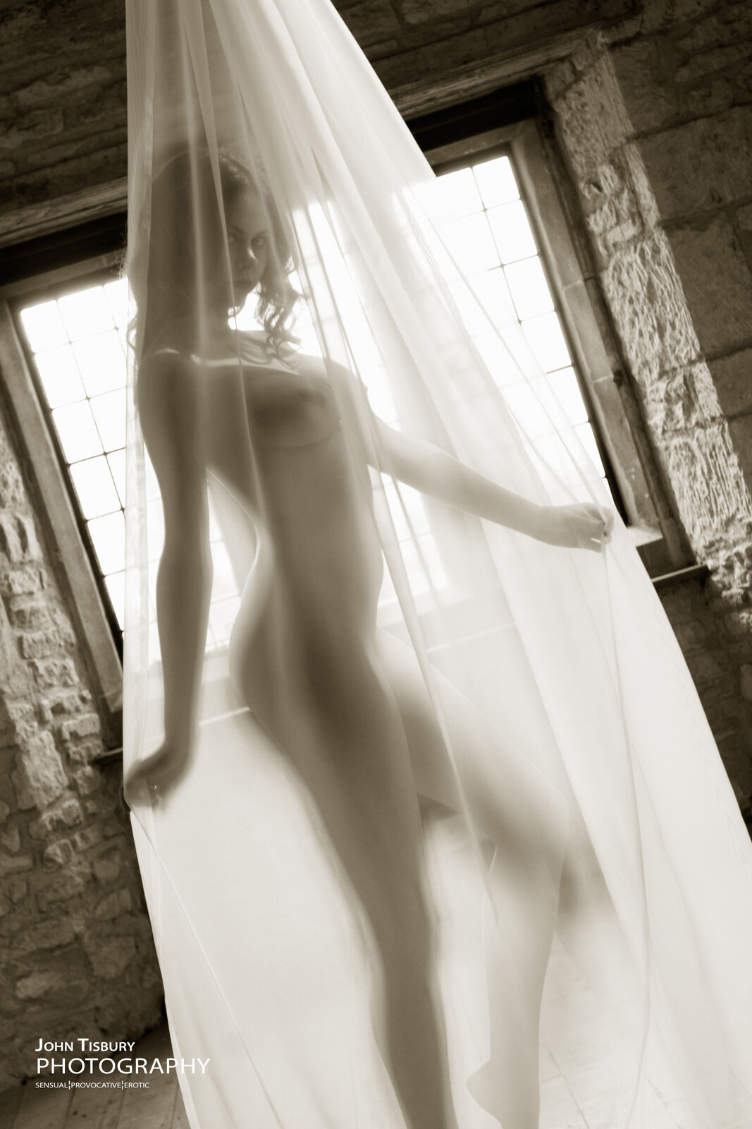 Backlit nude