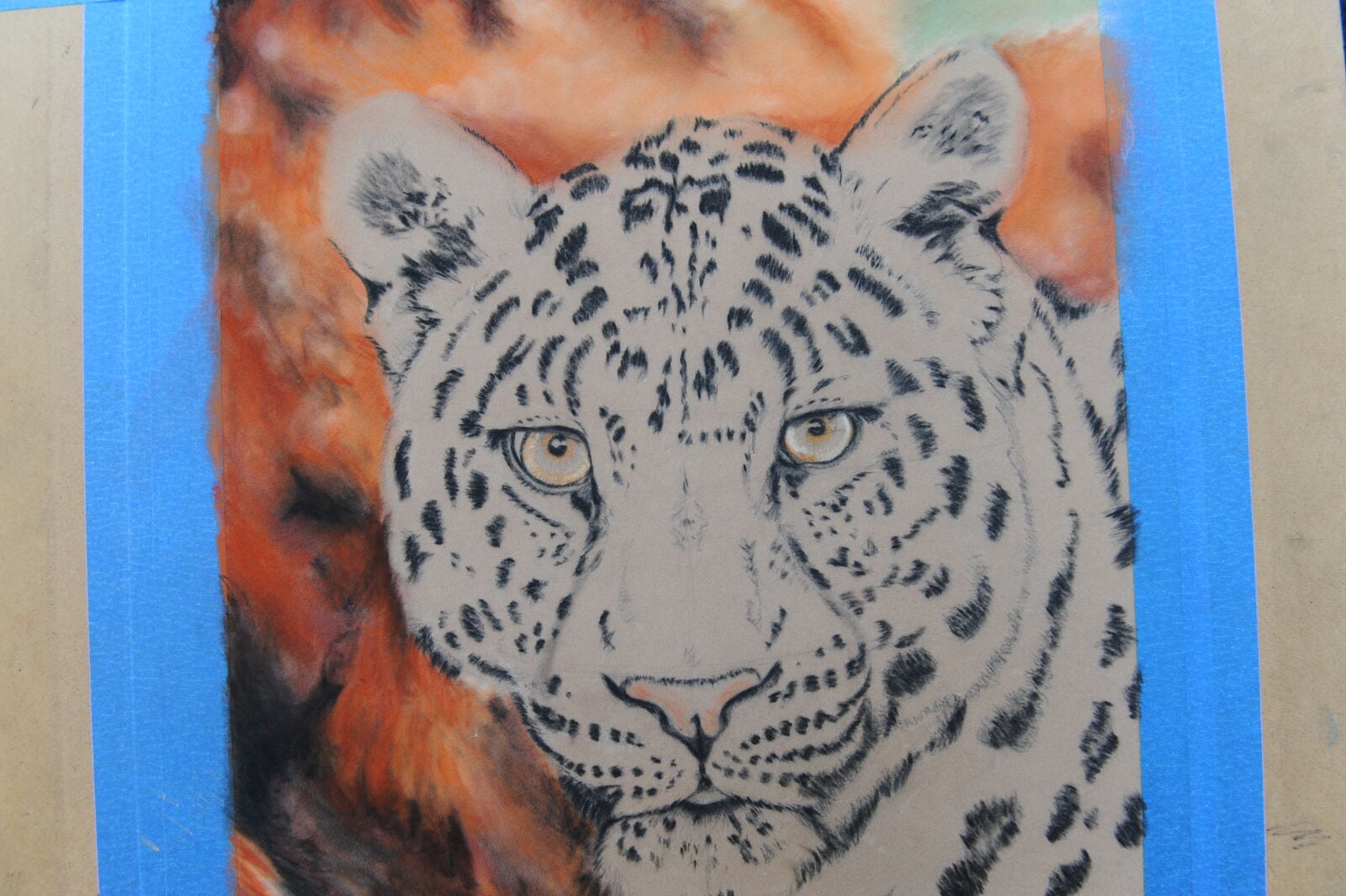 9 WIP: Chinese Leopard. Eyes