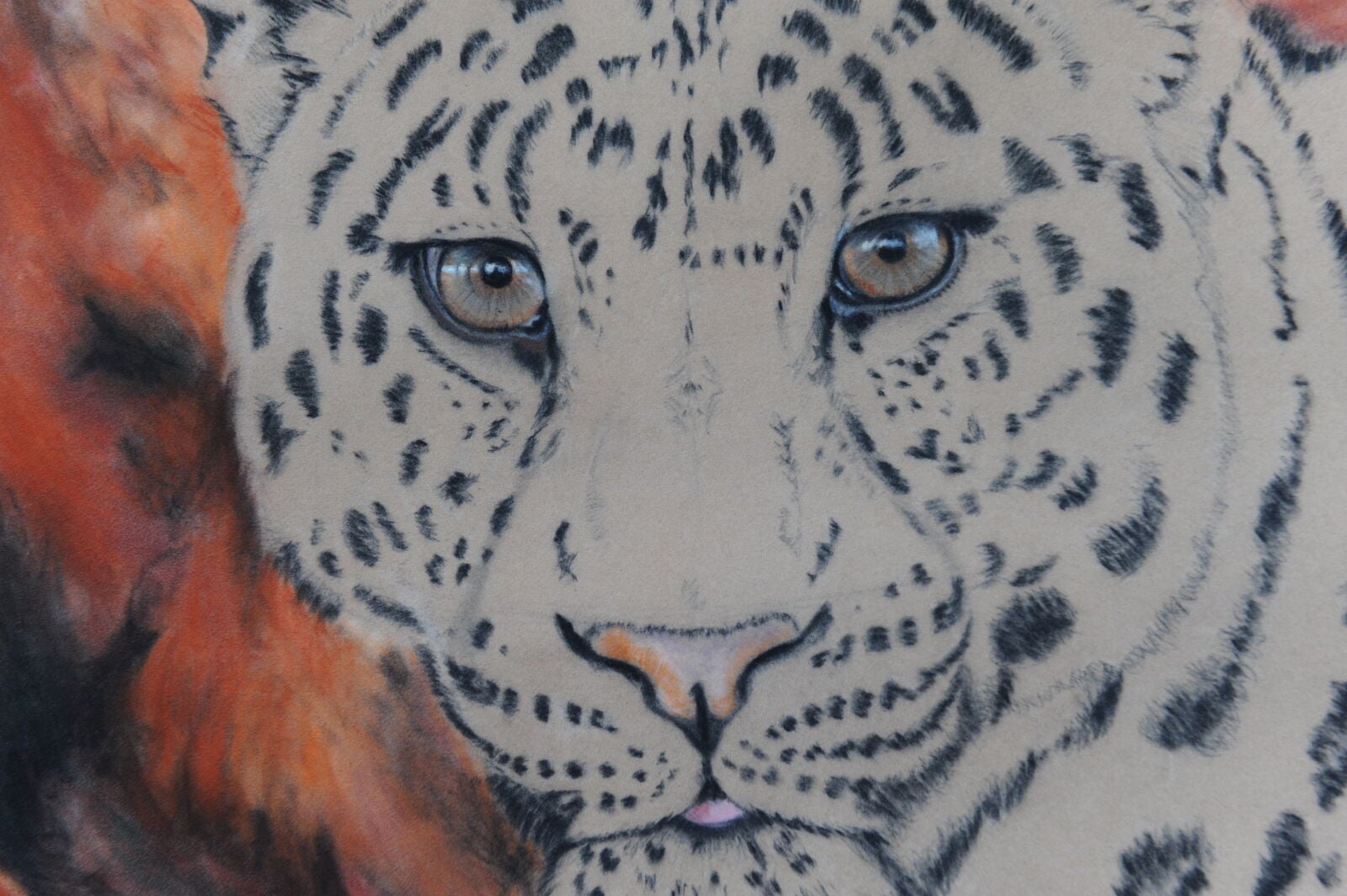 11 WIP Chinese Leopard First pass at eyes and nose