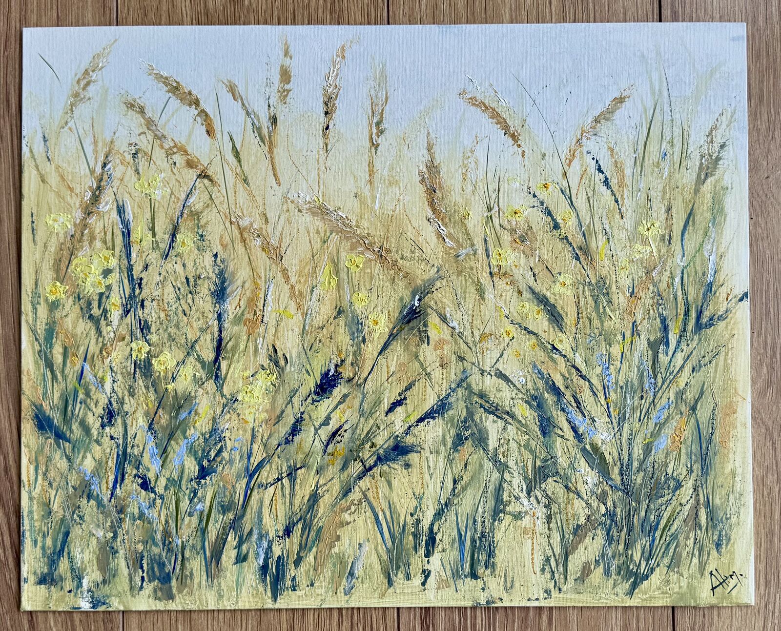 Golden meadow.