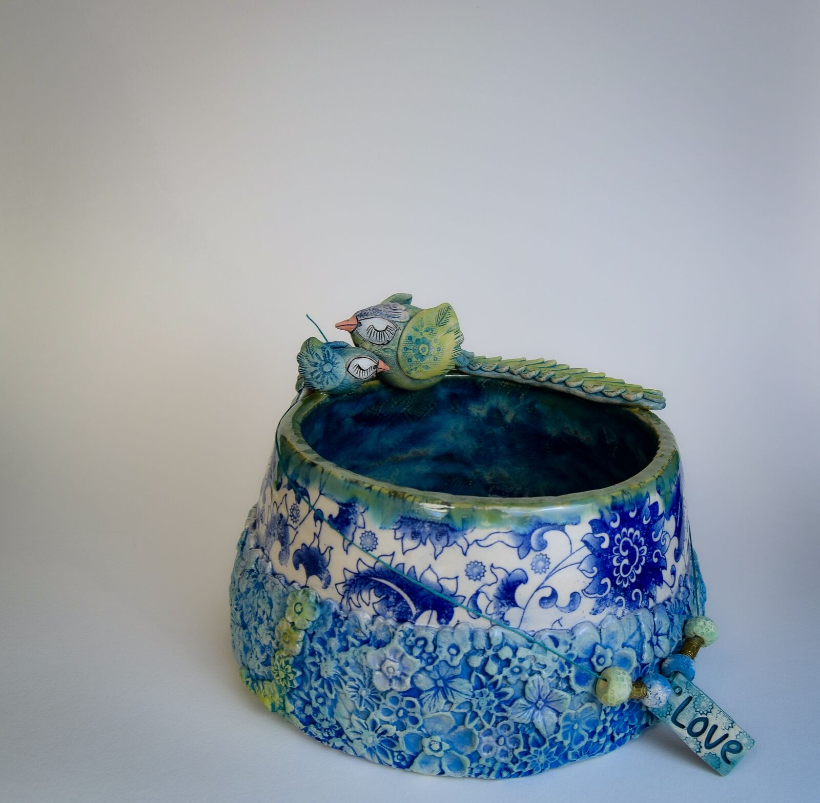 Decorative Floral Bowl