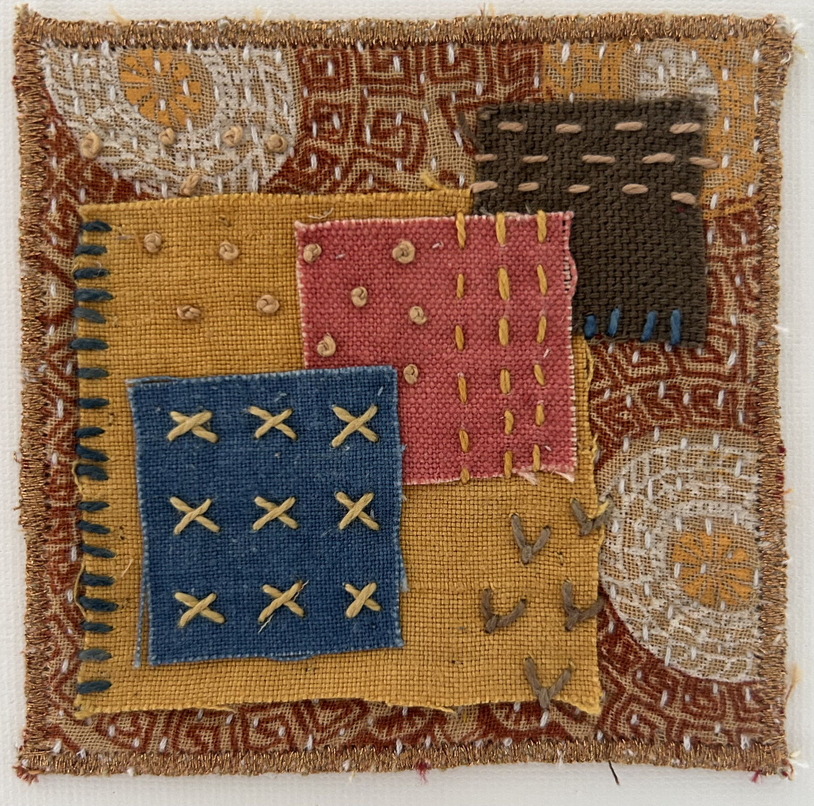 Collage on Kantha 03
