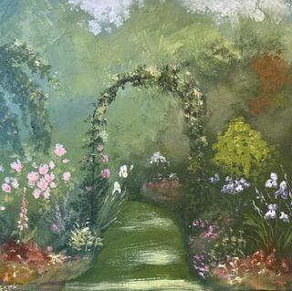 In my garden by Clare Michelle Cooper